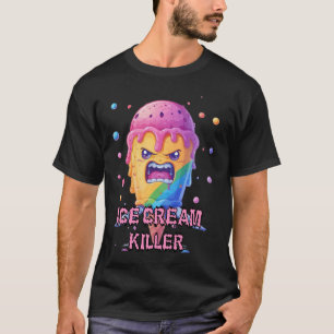Wütende Eiscreme Killer Grimly Icecream Gangster S T-Shirt