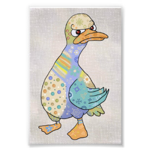 wütende Ente  Fotodruck