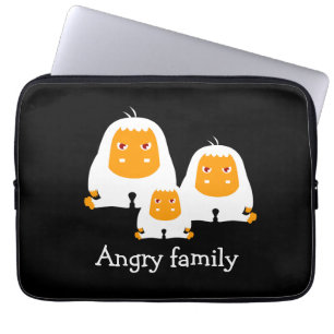 Wütende Familienaffen Design Laptopschutzhülle