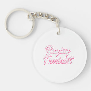 Wütende Feministische Puppe Schlüsselanhänger