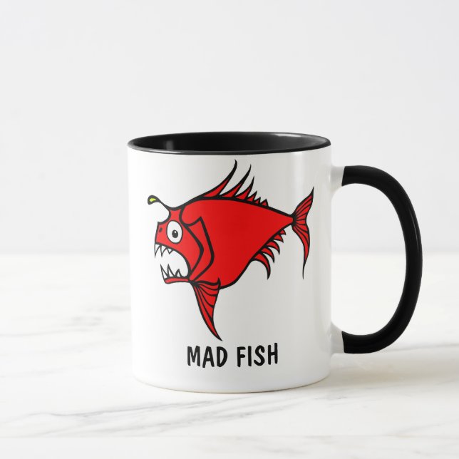 WÜTENDE FISCHE TASSE (Rechts)