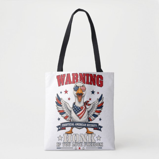 Wütende Gans 4. Juli-Tasche (Vorderseite)