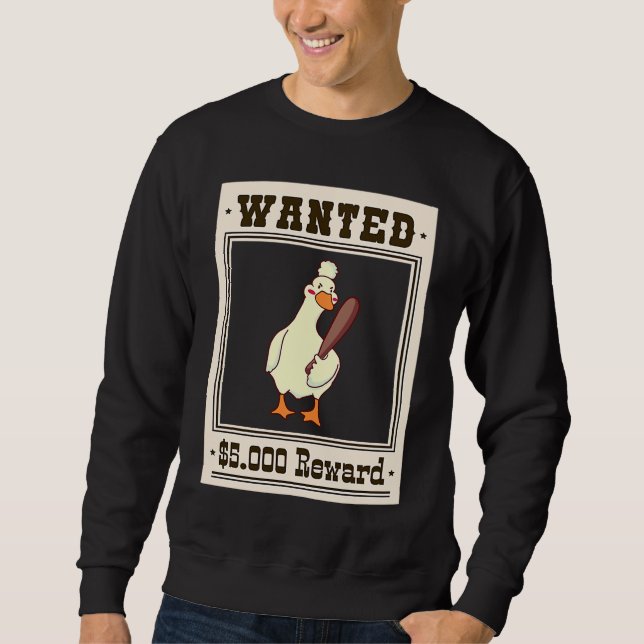 Wütende Gans Sweatshirt (Vorderseite)