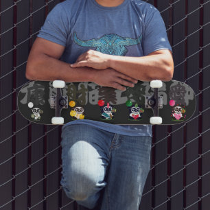 Wütende Gesichtspanda 5 Gods Skateboard