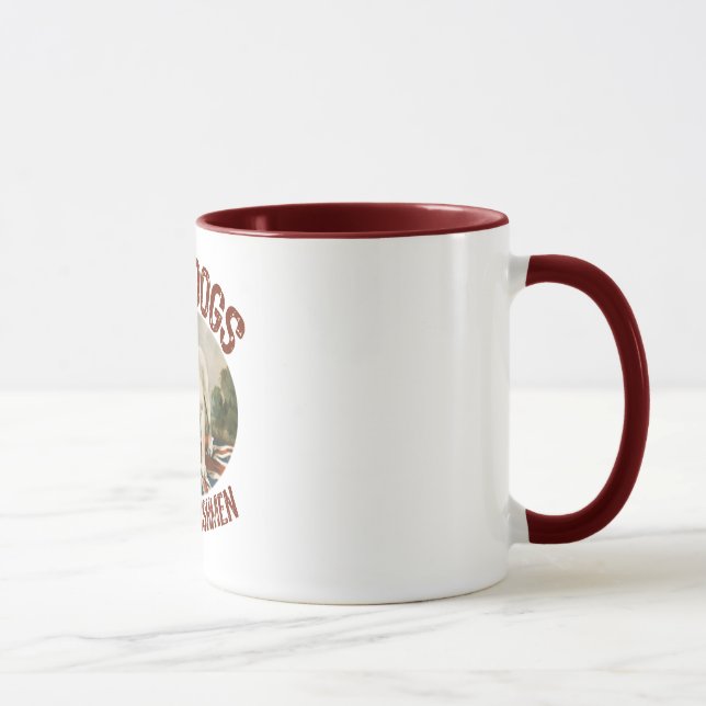 Wütende Hunde u. Engländer Tasse (Rechts)