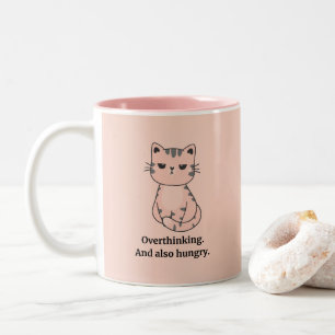 Wütende Katze Zweifarbige Tasse