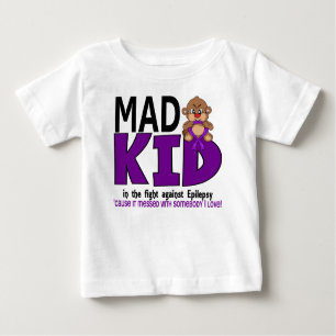 Wütende Kinderepilepsie Baby T-shirt