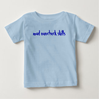wütende nunchuck Fähigkeiten Baby T-shirt