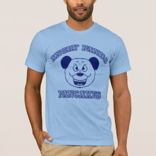 Wütende Panda Pfannkuchen T-Shirt