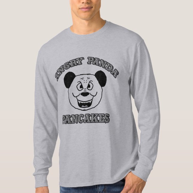Wütende Panda Pfannkuchen T-Shirt (Vorderseite)