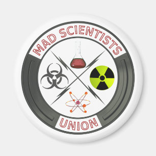 Wütende Wissenschaftler-Gewerkschaft Magnet
