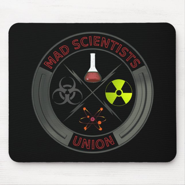Wütende Wissenschaftler-Gewerkschaft Mousepad (Vorne)