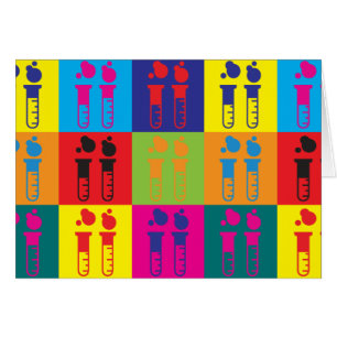 Wütende Wissenschafts-Pop-Kunst