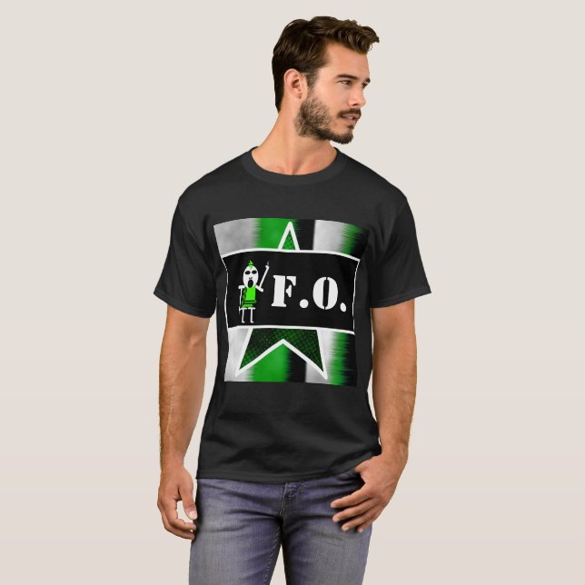 Wütender Alien [ SKULLien ] T-Shirt (Vorne ganz)