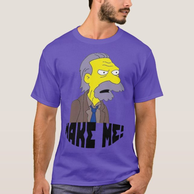 Wütender alter Mann T-Shirt (Vorderseite)