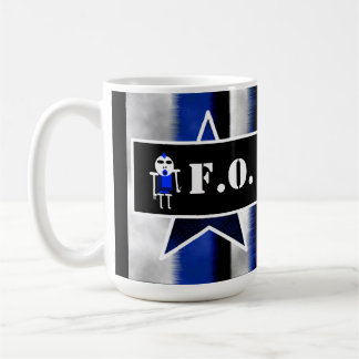 Wütender Außerirdischer Blau [ SKULLien ] von J.H. Kaffeetasse