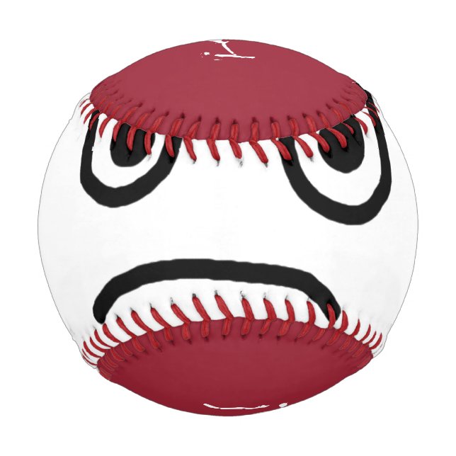 Wütender Baseball (Vorderseite)