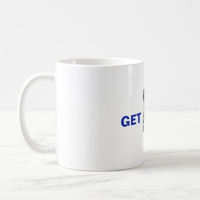 Wütender Becher Kaffeetasse (Links)