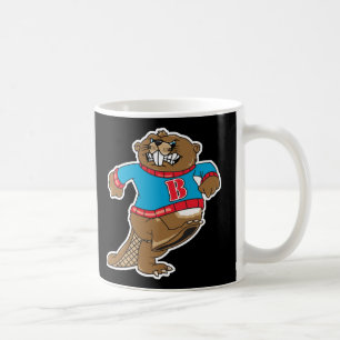 wütender Biber, der Pullover trägt Tasse