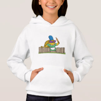 Wütender Dinosaurier-Nachbar-Oma Nudelholz Lustig Hoodie