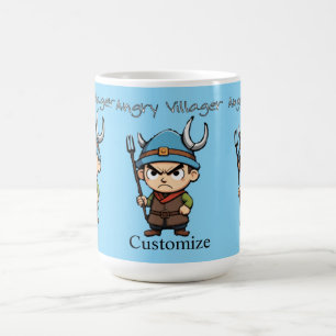 Wütender Dorfbewohner Heugabel Thunder_Cove Kaffeetasse