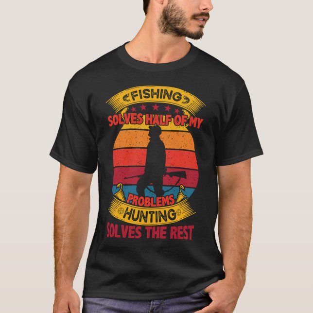 Wütender Fisch Anker T-Shirt (Vorderseite)