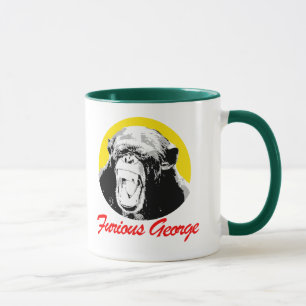 Wütender George-T - Shirt Tasse