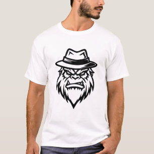 Wütender Gorilla Fedora T-Shirt
