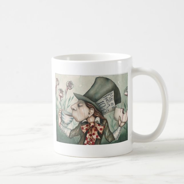wütender Hutmacher 2 Tasse (Rechts)
