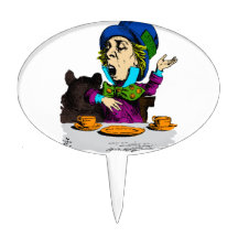 Wütender Hutmacher am Tee von der Alicen im