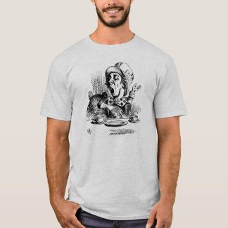 Wütender Hutmacher-Aschen-FarbT - Shirt