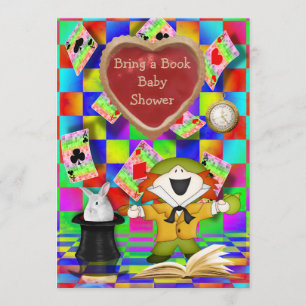 Wütender Hutmacher-Stau-scharfes Herz holen eine Einladung