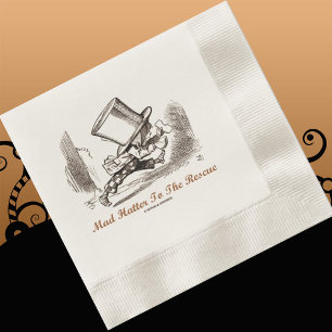Wütender Hutmacher zum Rettungs-Märchenland-Gef Serviette