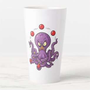 Wütender Jonglierender Oktopus Milchtasse