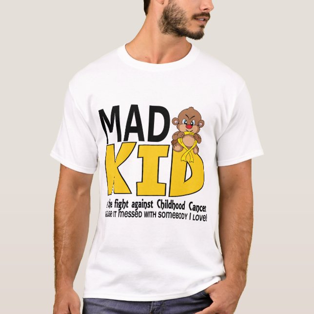 Wütender Kinderkindheits-Krebs T-Shirt (Vorderseite)