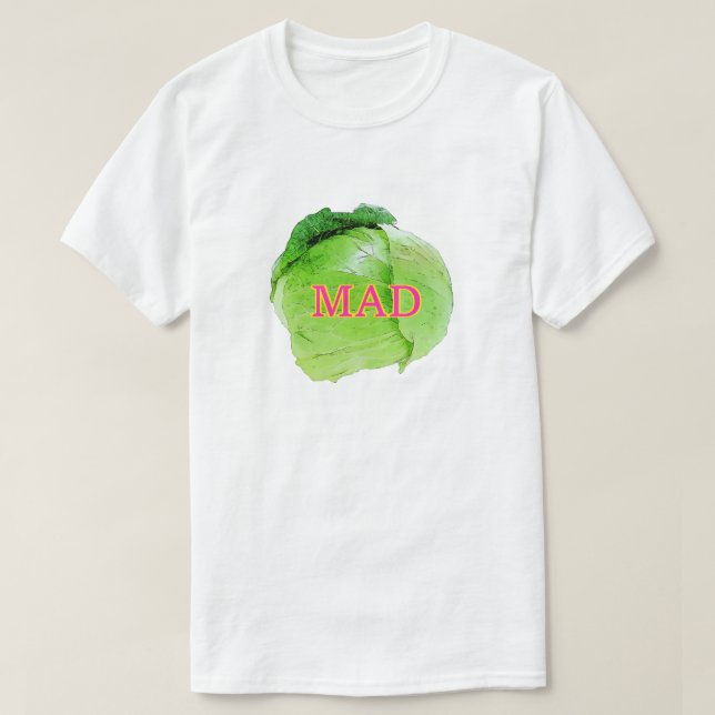 Wütender Kohl T-Shirt (Design vorne)