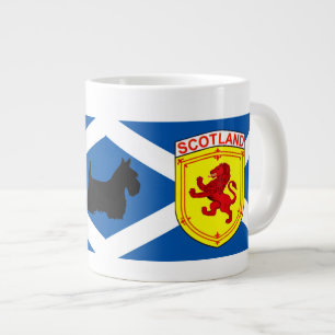 Wütender Löwe/ St. Andrews-Flagge/Schottischer Ter Jumbo-Tasse