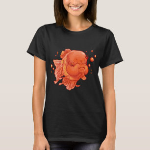 Wütender Oranger Oranda-Fisch T-Shirt