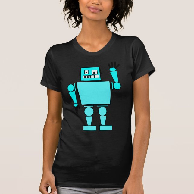 wütender schlechter Roboter T-Shirt (Vorderseite)