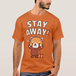 Wütender süßer Roter Panda T-Shirt