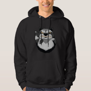 Wütender Waschbär Hoodie
