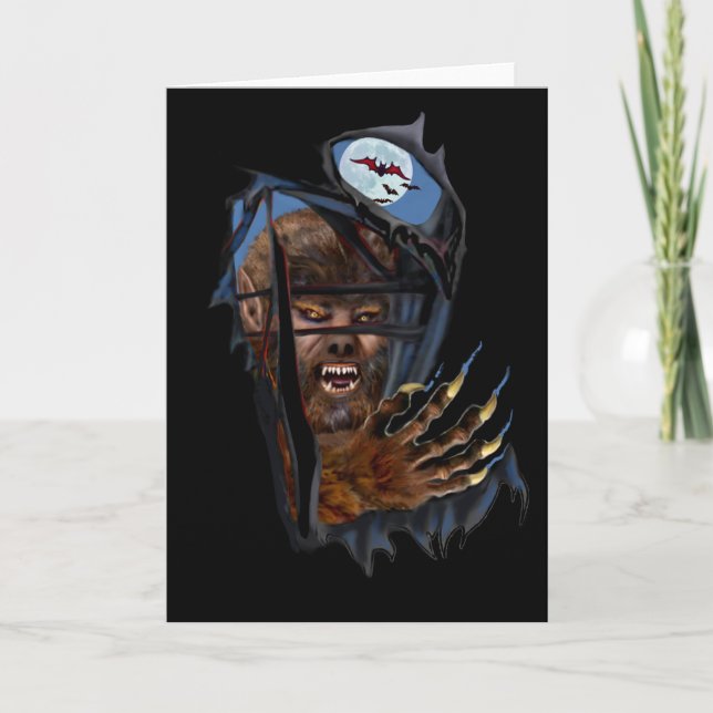 WÜTENDER WERWOLF KARTE (Vorderseite)