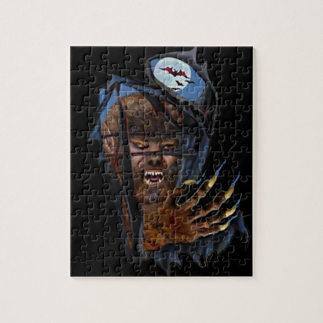 WÜTENDER WERWOLF PUZZLE (Vertikal)