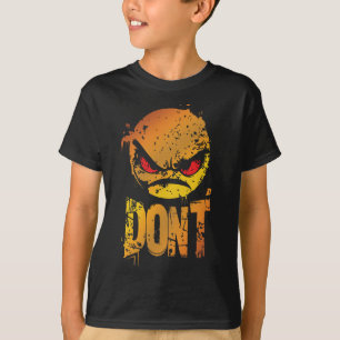 Wütendes Emoji mit 'NICHT' Text T-Shirt