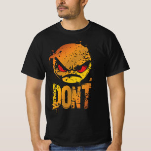 Wütendes Emoji mit 'NICHT' Text T-Shirt