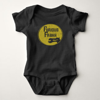 Wütendes Frank-Schwarzes u. Gelb Baby Strampler