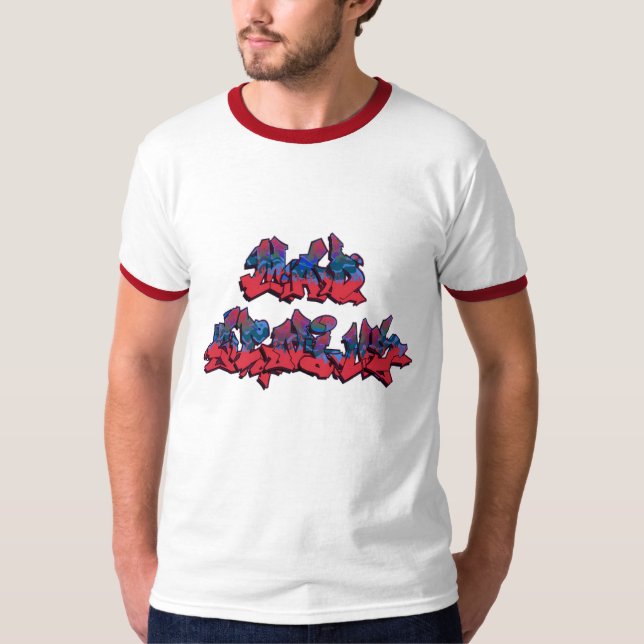 Wütendes Genie Graff T-Shirt (Vorderseite)