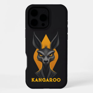 Wütendes Känguru Schwarz iPhone 16 Pro Max Hülle