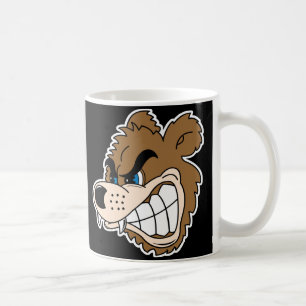 wütendes knurrendes Bärengesicht Tasse
