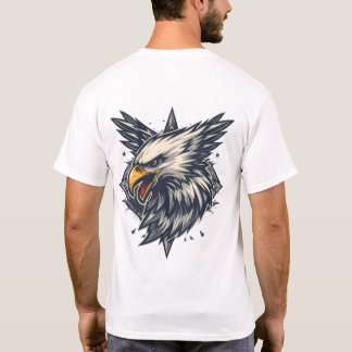 Wütendes Kristalladler-T-Shirt T-Shirt